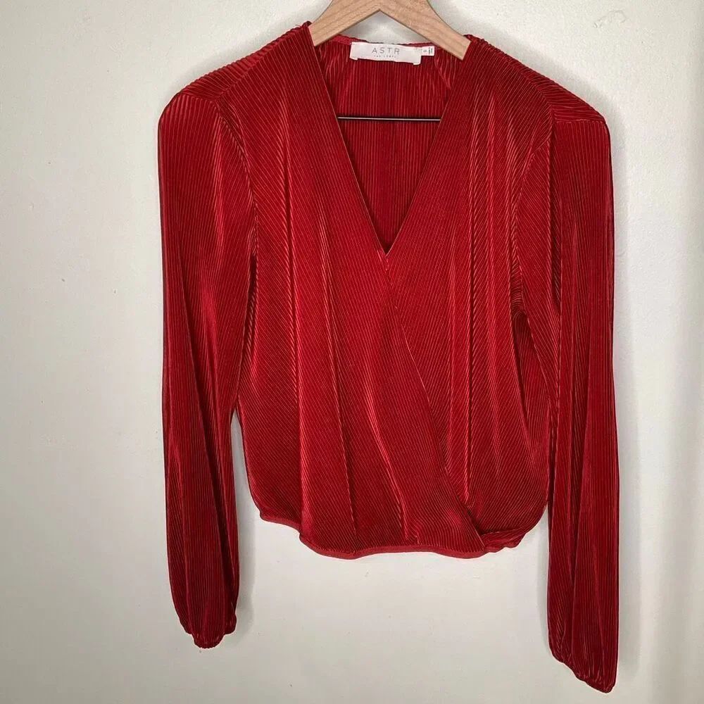 Astr Ribbed Long Sleeve Top - Picture 2 of 7